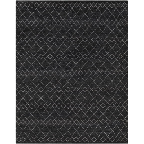 BoutiqueRugs Sandyford Farmhouse Area Rug - Black, Charcoal, Cream - 2' x 3'