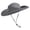 Light Gray-1pc, variant on Summer Sun Protection Breathable Sun Cap Women Men Casual Fishing Hiking Riding Hat Adjustable Fisherman Hat (Black)