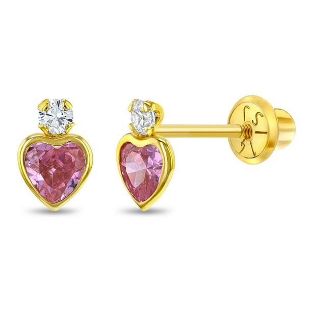 Pink and yellow clearance earrings