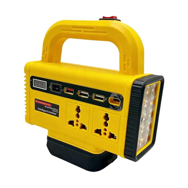Portable Power Station with 6th Gen Inverter, Stable Power for Home Appliances & Charging, Ideal for Camping & Emergency Backup