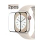 thumbnail image 1 of 2pcs/Pack Black Border Soft Tpu Film For Apple Watch Ultra/Se/8/7/6/5/4/3/2/1, Compatible With 38/40/41/42/44/45/49mm, 1 of 1