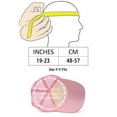 thumbnail image 6 of DALIX Youth Mesh Trucker Cap - Adjustable Hat in Light Pink/White Front Foam, 6 of 6