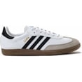 thumbnail image 1 of US:11.5 Adi - das Originals Men's Iconic SAMBA OG SNEAKERS White/Black LAST1, 1 of 6