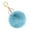 Sky Blue, variant on QLFSCXG Big Promotion Artificial Faux Rabbit Fur Keychain Fluffy Plush Ball Pom Charm Key Chain Cute Car Key Decor Purse Handbag for Women Purple