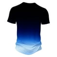 thumbnail image 3 of Camisas de Manga Larga para Hombres, Botón de Impresión Casual Camisa de Cuello Redondo Hecha de Poliéster Ligero para Todo el Uso de Temporada, Camisas de Manga Corta para Hombre, 3 of 5
