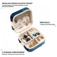 thumbnail image 2 of Cloud Travel Portable Jewelry Stand and Organizer Box - Square Storage Box for Rings, Earrings, Necklaces, Bracelets, and More - Suitable for Girls and Women - Jewelry Boxes for Travel, 2 of 6