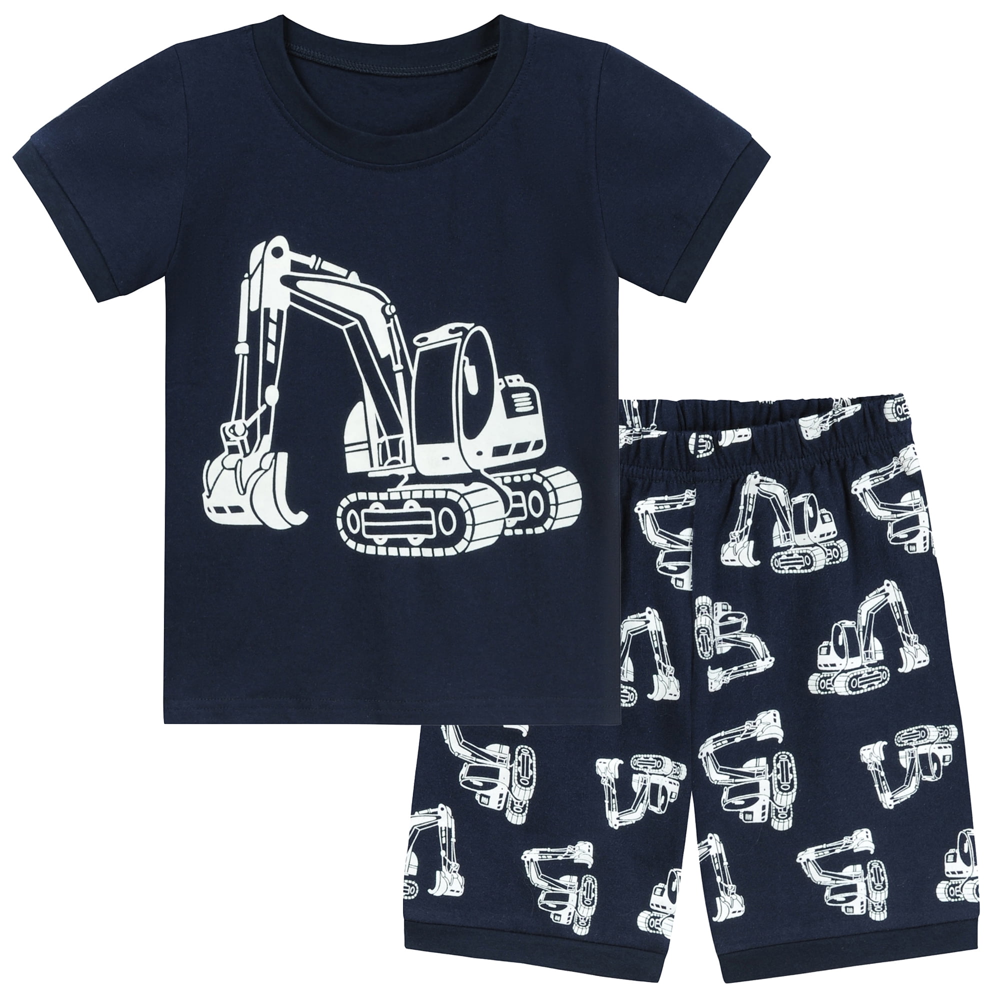 Little Hand Toddler Boy Pajamas Kids Summer Short Sleepwear Cotton Pjs