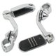 thumbnail image 2 of Xfmt 32 Mm 1,25 "" Cromo Largo Ángulo Protector De Motor De Carretera Clavija De Pie Ajuste Universal Para Motocicleta Estilo Streamliner, 2 of 5