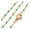 Green, variant on 304 Stainless Steel Chain Necklace Enamel Gold Blue Green Red Pink 18" 2mm P366-Red