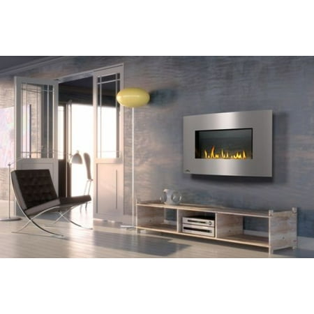 Plazmafire Wall Mounted Direct Vent Gas Fireplace Walmart Com