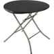 thumbnail image 1 of Mesa Personal Plegable Lifetime 80351 Redonda 84 Cm Negra, 1 of 3
