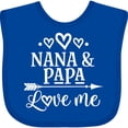 thumbnail image 3 of Inktastic Nana Papa Love Me Grandkids Boys or Girls Baby Bib, 3 of 4