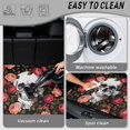 thumbnail image 5 of Xixirimido All Weather Car Trunk Mat 29" x 39" Decorative Cargo Liner, Heavy Duty Rear Trunk Protector Universal Auto Interior Accessories, Rose Floral Skull, 5 of 7