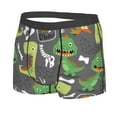 thumbnail image 2 of Junzan Cartoon Dinosaurs.Cute Dinosaurs Mens Underwear Boxer Briefs For Men’s - Large, 2 of 9