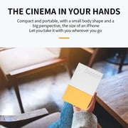 Mini Projector with Remote Controls,1080P HD Portable Mini Private Home Theater Projector, Outdoor Indoor LED Movie Projector, Suitable for Party Traveling Camping