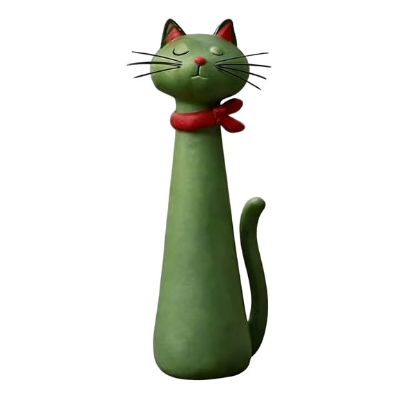 Quirky Handcrafted Cat Vase Boho Home Decor Unique Gift for Cat Lovers