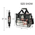 thumbnail image 3 of FORMRS Insulated Cooler Bag 24 Cans Capacity Soft Leakproof Lunch Box with Side Pockets, Snowman Family, 3 of 7