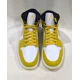 thumbnail image 3 of N I-K-E A i r-Jor-dan 1 Mid White/Vivid Sulfur/B Men's Sneakers-Sz 10.5 NWB BQ6472-170, 3 of 6
