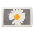 thumbnail image 2 of Gray 50*80cm Ultra Soft Microfiber Shaggy Bathroom Mats, Extra Absorbent Bath Rugs, Machine Washable/Dry, Non-Slip Bathroom, 2 of 5