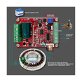 thumbnail image 5 of 6-60V BLDC Three Phase DC Brushless Motor Controller 400W PWM Hall Motor Control Driver Board(With Hall),1 x Driver Board,Red, 5 of 6