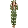 thumbnail image 1 of Pyjama pour Bébé Fille, Combinaison à Capuche à Manches Longues pour Chaleur Hivernale, 1 of 5