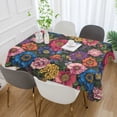 thumbnail image 2 of Yayeee Tablecloths 60" x 108" Rectangle Wrinkle Resistant Party Table Cover, Vibrant Blooming Flowers, 2 of 8