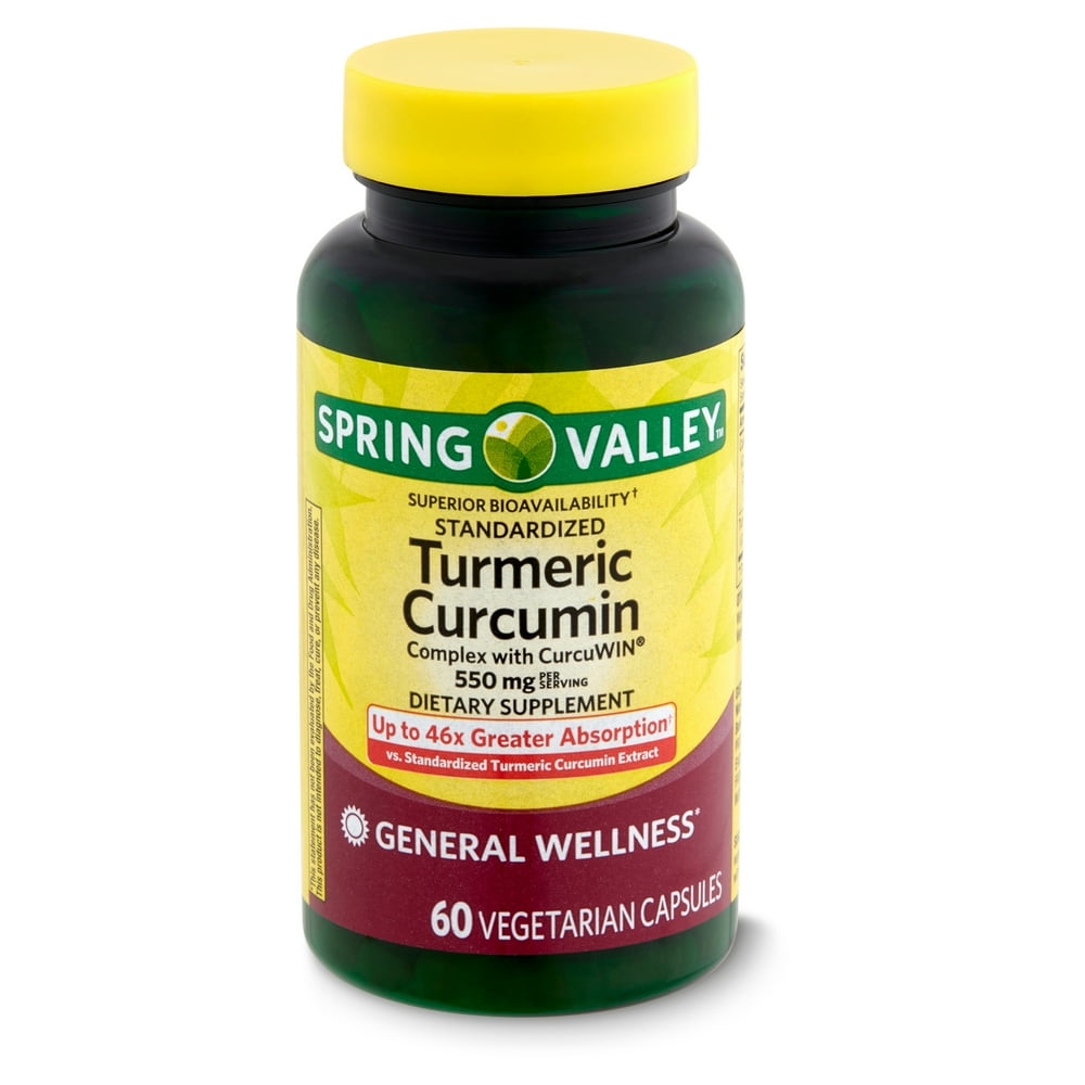 Spring Valley Turmeric Curcumin Complex with CurcuWin Dietary