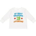 thumbnail image 3 of Inktastic My Great Grandma Is Awesome Boys or Girls Long Sleeve Toddler T-Shirt, 3 of 5