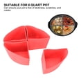 thumbnail image 3 of Slow Cooker Divider Liner, 4 In 1 Silicone Reusable Leakproof Safe Cooking Liner For 6 Quart Pot Cooker Accessories For Restaurants Kitchen Hotel, 3 of 8