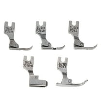 KONTONTY 5Pcs Presser Feet Industrial Sewing Machine Accessory S518NS P36LN P36N P351 P363 Silver