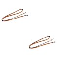 thumbnail image 4 of Transemion Eyeglass Strap Non- for Slip Stretchy Universal Rope Eyewear Sports Retainer Light Brown 26.77 Inch 2Set, 4 of 6