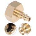 thumbnail image 1 of FUTUREORYY Conector Dorado Para Manguera De Jardín Con Adaptador De Compresor Para Rv, 1 of 6
