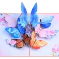 thumbnail image 4 of Pop Up Card, Butterfly and Flower 3D Greeting Card with Envelope for Birthday, Mother's Day, Anniversary, Valentines Day, 4 of 16