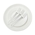 thumbnail image 6 of Efavormart 24 Pack | 7" Silver Modern Hollow Handle Design Plastic Forks, Disposable Utensils, 6 of 6