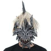 Zagone Studios Monroe the Dragon Latex Adult Costume Mask (one size) - Great for Theater, Cosplay, Halloween or Renn Fairs.