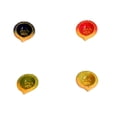 thumbnail image 1 of Way To Celebrate Diwali Decoration 4 Count Metal Casted Diyas Multicolor Finish, 1 of 7