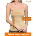 thumbnail image 4 of Women's Seamless Bandeau Tube Top Ribbing Bottom Slimming Shirt, 4 of 4