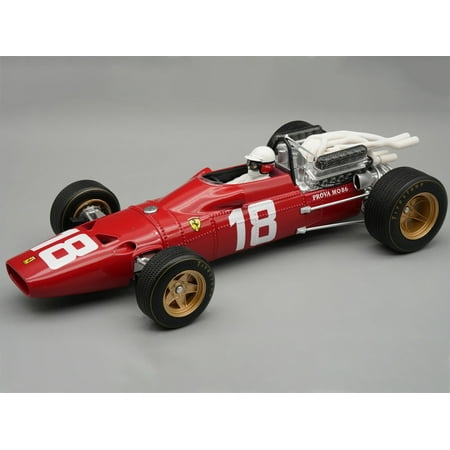 Ferrari 312/67 #18 F1 "Monaco GP" (1967) "Mythos Series" with Driver Figure & Display Case Ltd Ed 1/18 Model Car by Tecnomodel