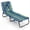 Blue Stripe, variant on Costway Folding Beach Sun Lounger with Face Hole & Removable Pillows, 4-Position Backrest Pink