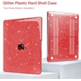 thumbnail image 3 of MOSISO MacBook Air 13 inch Case Compatible with 2022 2021 2020 2019 2018 Release A2337 M1 A2179 A1932, Sparkly Glitter Plastic Hard Case&Keyboard Cover&Screen Film&Webcam Cover&Type C, 3 of 7