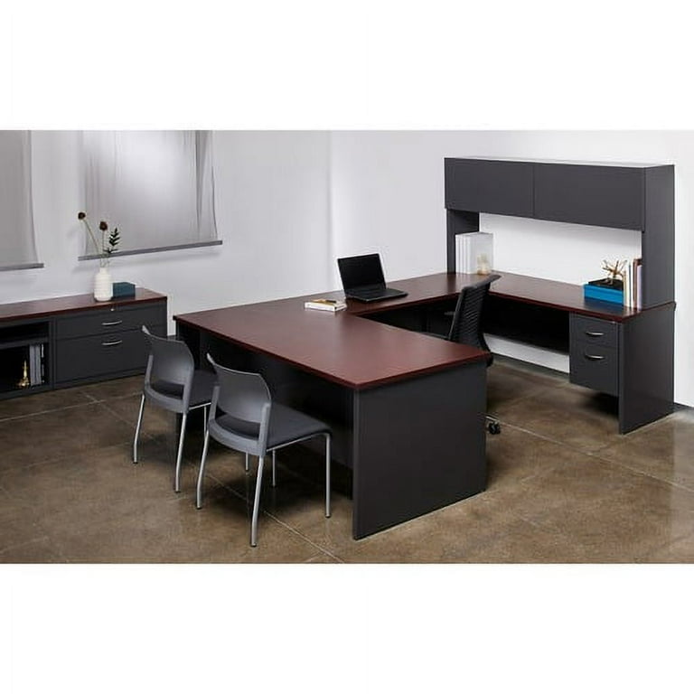 Lorell Fortress Modular Series Left-Pedestal Desk - 66 Lorell Fortress Modular Series Left-Pedestal Desk - 66