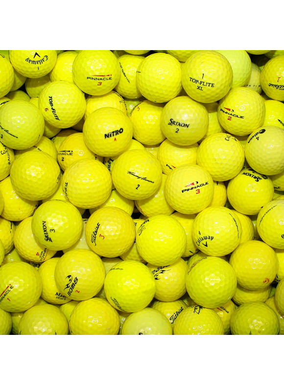 Yellow Pro Mix - AAAA Quality - 50 Golf Balls
