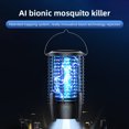 thumbnail image 3 of Luz de camping portátil 2 en 1 y exterminador de mosquitos Lámpara eléctrica para exteriores de 2000 V Batería recargable incorporada de 3600 mAh Luz antimosquitos IPX5 con asa colgante Red protectora, 3 of 8