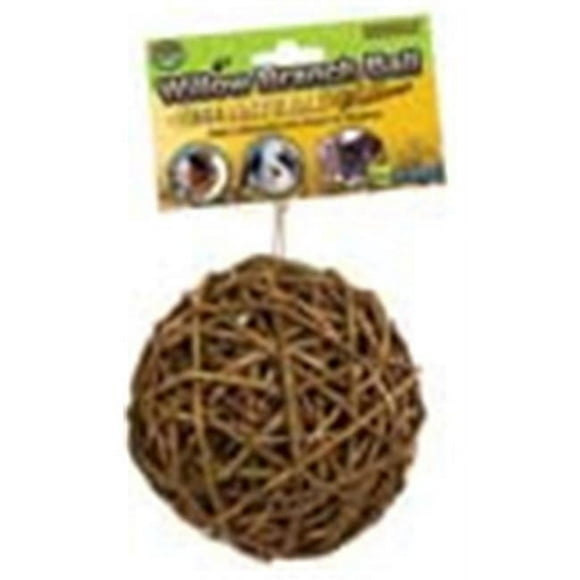 Willow Branch Ball, All Natural Chew, Small Pets, 4-In. - 03153