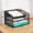 Black, variant on HONMEET Metal Desk Organizer with Phone Stand, 3-Tier Black Document and Paper Sorter for Office and Home Use