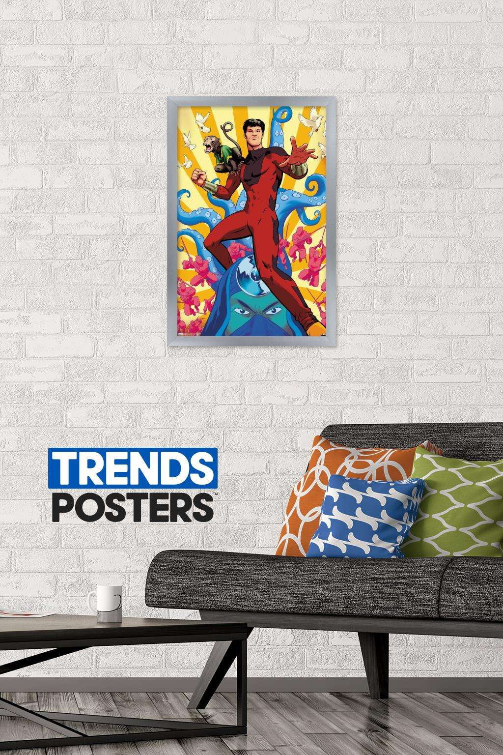 Marvel Comics - Shang- Chi - Master Of Kung Fu #126 Wall Poster, 14.725" x 22.375", Framed