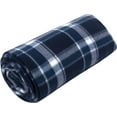 thumbnail image 4 of Trail maker (24 Pack) Plaid Fleece Blankets and Throws in Bulk Pack 50 x 60 for Wedding Guests, Homeless, Pets, 160 GSM, 4 of 6