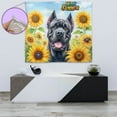 thumbnail image 4 of Cane Corso Hello Summer Sunshine Sunflowers Spring Retro Vintage Tapestry Italian Mastiff Dog Lover Gifts Idea Wall Hanging Backdrop Home Decor - 00008, 4 of 5