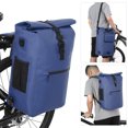 thumbnail image 3 of 3-in-1 Waterproof Bike Pannier Bicycle Rear Rack Bag Backpack Shoulder Bag Outdoor Cycling Commuting Bag Pack with Laptop Compartment, 3 of 8