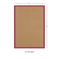 thumbnail image 4 of Linon Empire Machine Tufted Wool 5'x8' Rug in Cork Brown and Red, 4 of 6